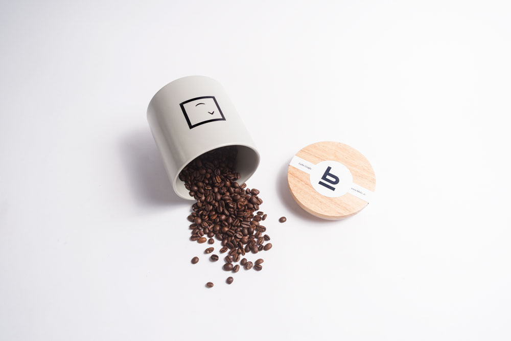 Belz GmbH Kundengeschenk Kaffee Aromadose jo's büro für Gestaltung Packaging Würzburg