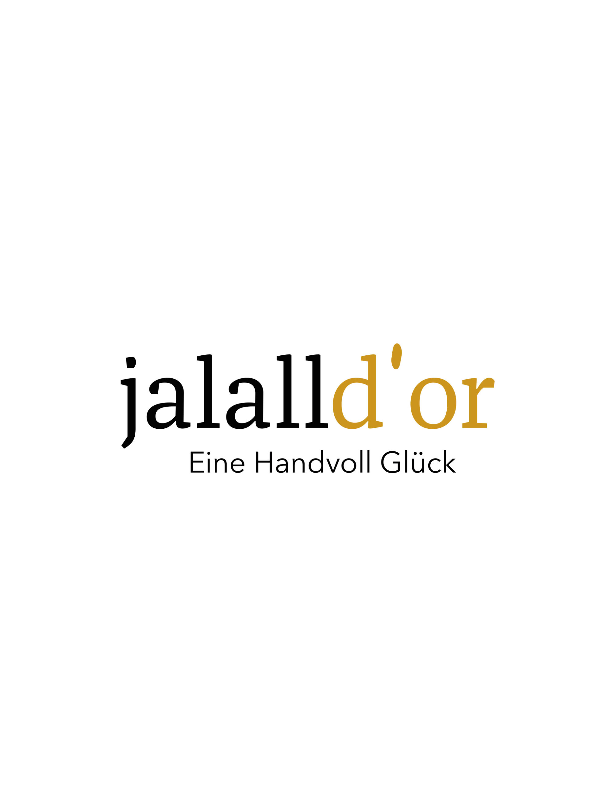 Jallal D'or Logogestaltung Dreieck Wortmarke