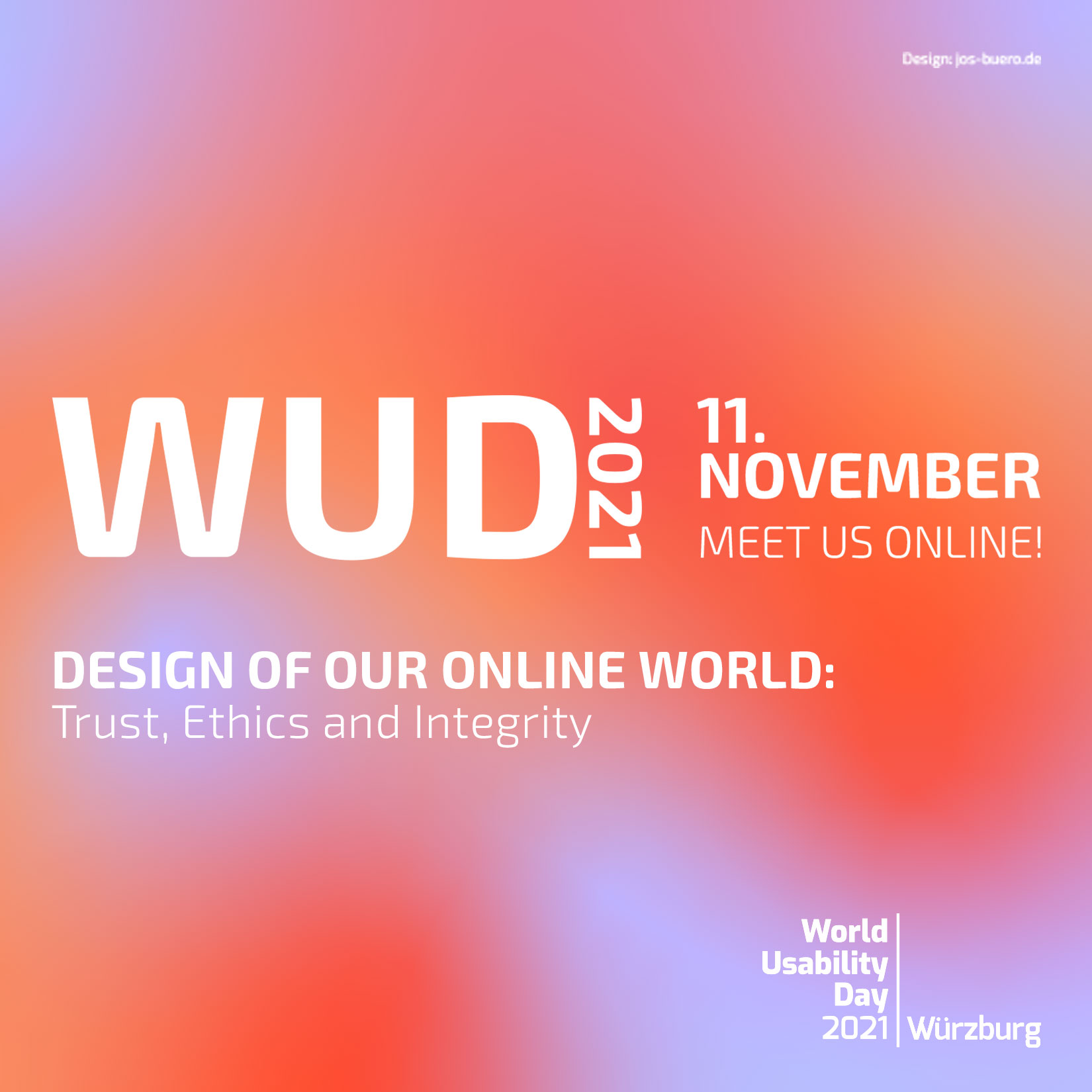 World Usability Day 2021 Verlauf Design