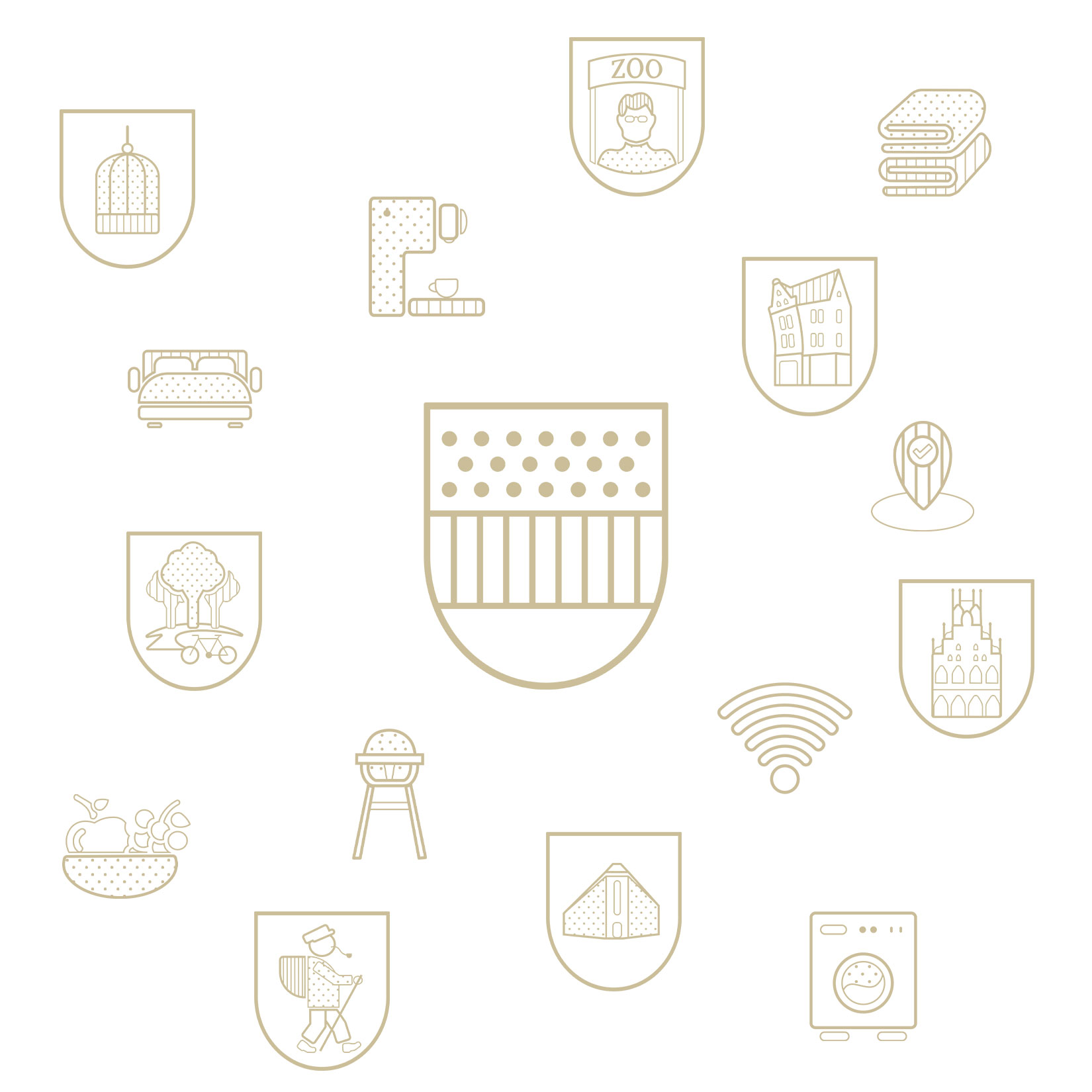 Webdesign Icons von Boardinghouse Münster