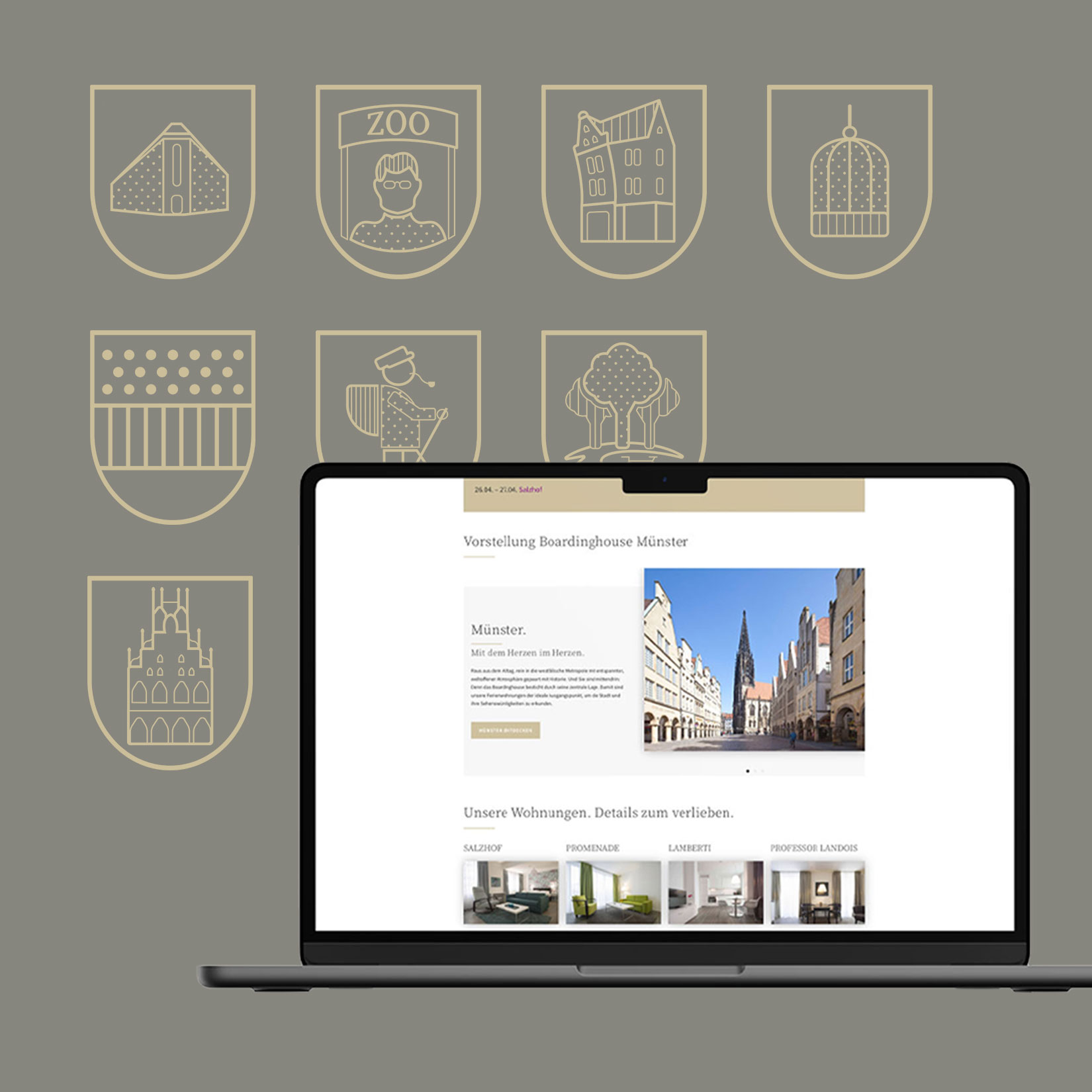 Webdesign für Ferienwohnungen und Hotels, Buchung und Information in modernem Style
