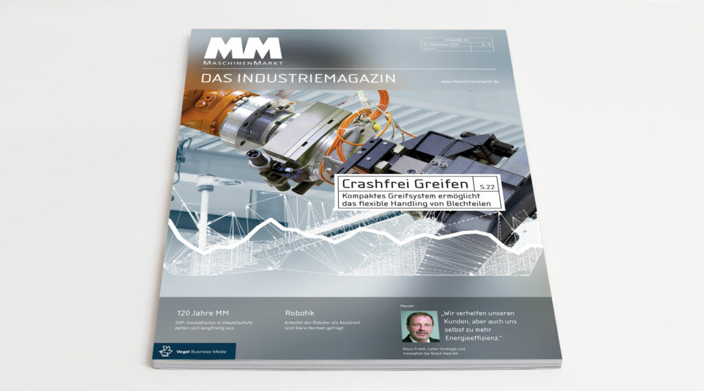Coverdesign Magazingestaltung Editorial MaschinenMarkt