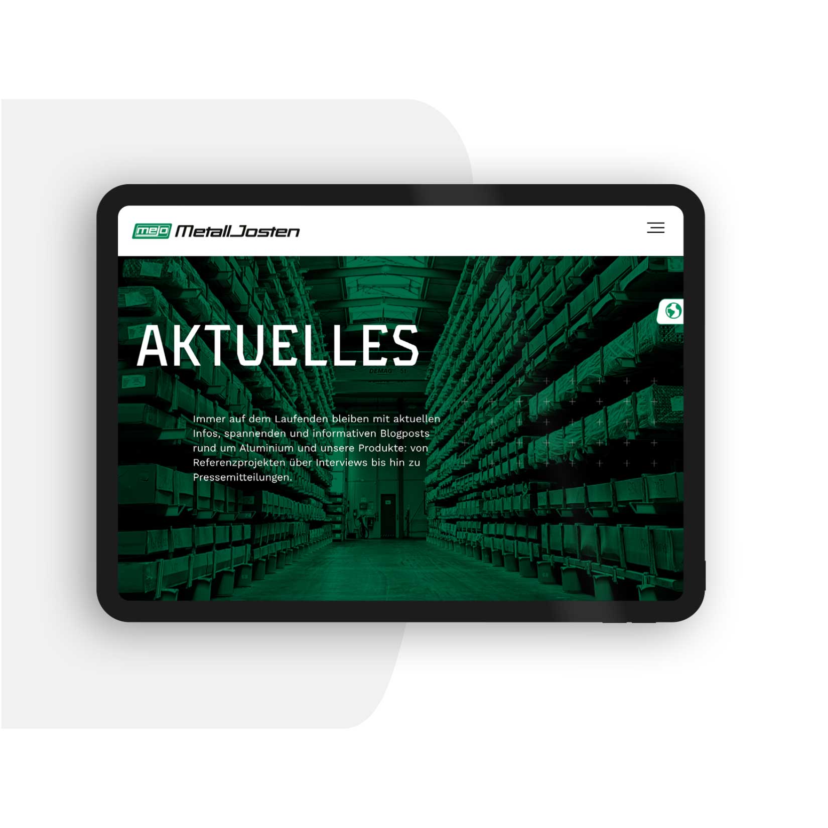 Metall Josten - Website Aktuelles