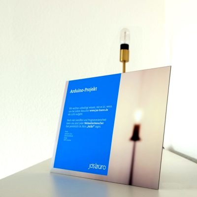 Light Bulb Webbesucher virtuell in jo's büro für Gestaltung