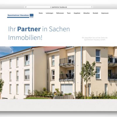 Spannheimer Hausbau Webdesign Würzburg