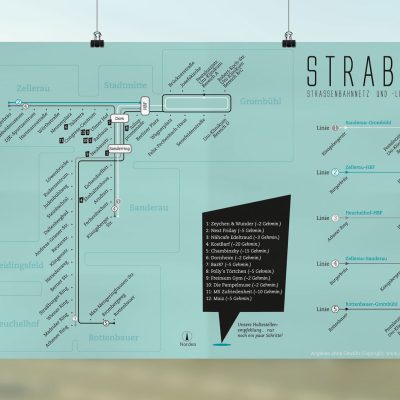 Würzburg Kärdle Straba-Plan Bahnhof alternative Stadtkarte jos büro für Gestaltung